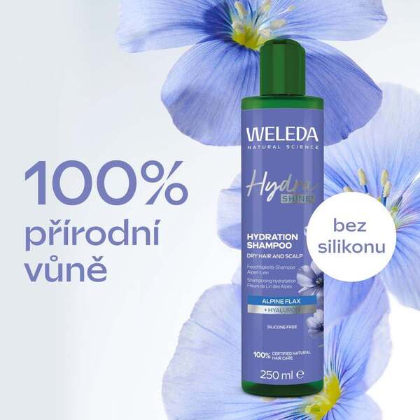 Weleda HydraShine Hydratační šampon 250 ml Weleda HydraShine Hydratační šampon 250 ml