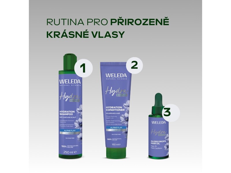 Weleda HydraShine Hydratační vlasový olej 30 ml