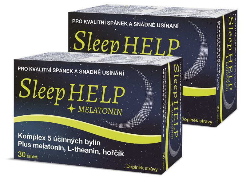 SleepHelp Melatonin 30 tablet 1+1 ZDARMA