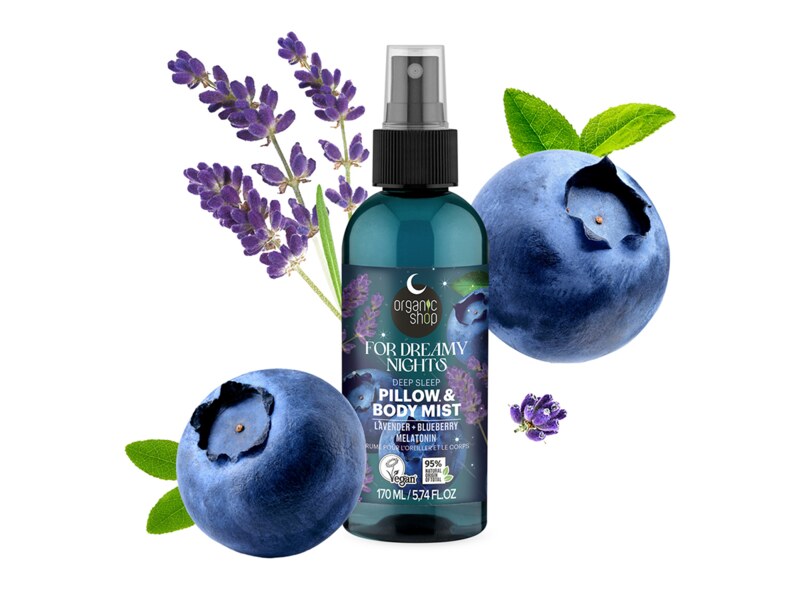 Organic Shop Sleeping Mlha na polštář a tělo For Dreamy Nights 170 ml