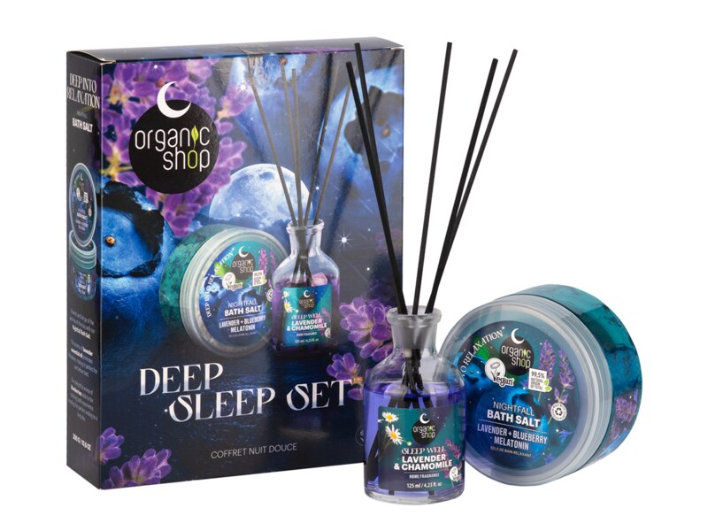 Organic Shop Sleeping Set pro hluboký spánek Night symphony 300 g + 125 ml