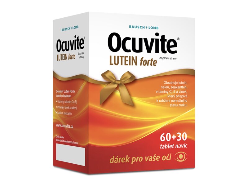 Ocuvite Lutein Forte 60+30 tablet Dárkové balení Ocuvite Lutein Forte 60+30 tablet Dárkové balení