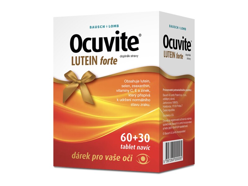 Ocuvite Lutein Forte 60+30 tablet Dárkové balení 
