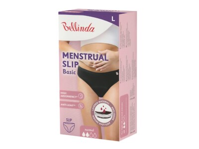 Bellinda Menstruační kalhotky Basic velikost L černé 1 kus