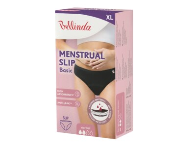 Bellinda Menstruační kalhotky Basic velikost XL černé 1 kus