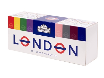 Ahmad Tea London kolekce čajů nálevové sáčky 30 ks
