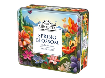 Ahmad Tea Spring Blossom kolekce čajů nálevové sáčky 32 ks