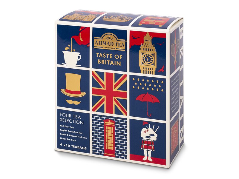 Ahmad Tea Taste of Britain kolekce čajů nálevové sáčky 40 ks