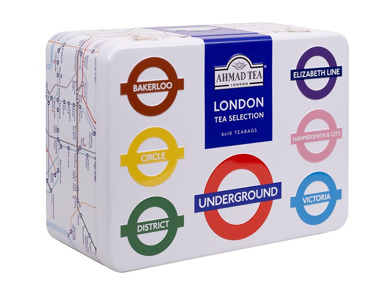 Ahmad Tea London Underground kolekce čajů nálevové sáčky 60 ks