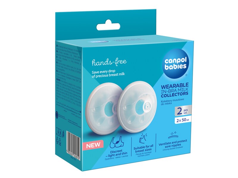 Canpol babies Sběrač mateřského mléka do podprsenky 2 ks