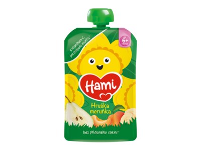 Hami kapsička Hruška meruňka 6m+ 100 g Hami kapsička Hruška meruňka 6m+ 100 g