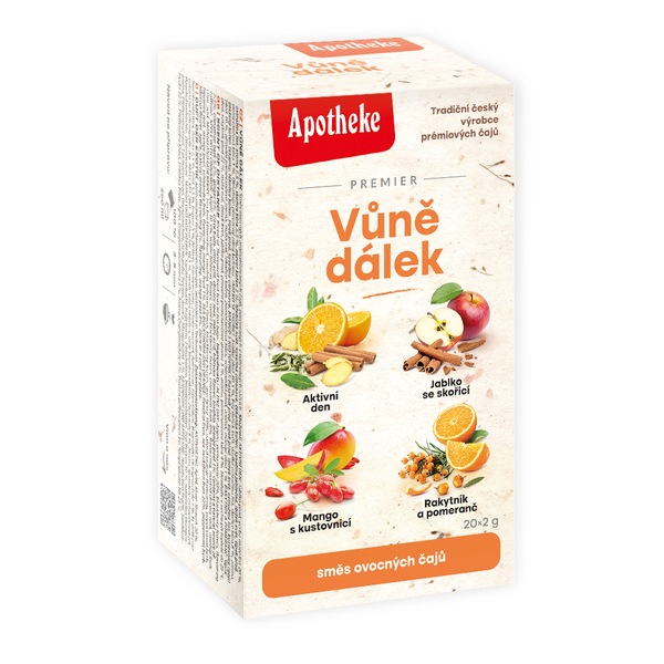 Apotheke Premier Vůně dálek ovocné čaje nálevové sáčky 20 x 2g
