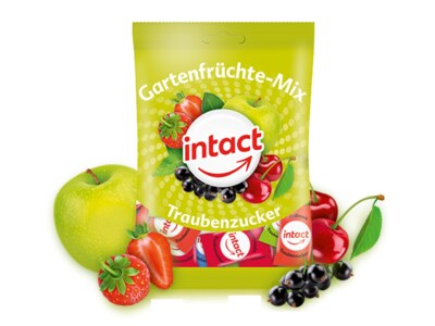 Intact Hroznový cukr Zahradní Mix 75 g Intact Hroznový cukr Zahradní Mix 75 g