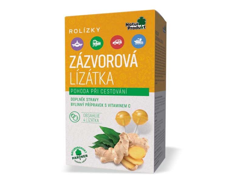 Rolízky Zázvorová lízátka 4 ks