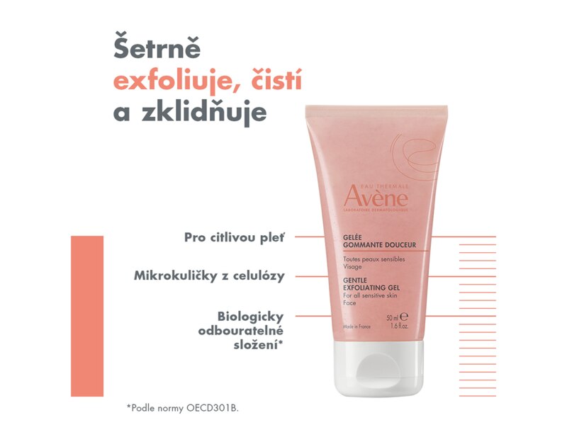 Avene Jemný gelový peeling 50 ml