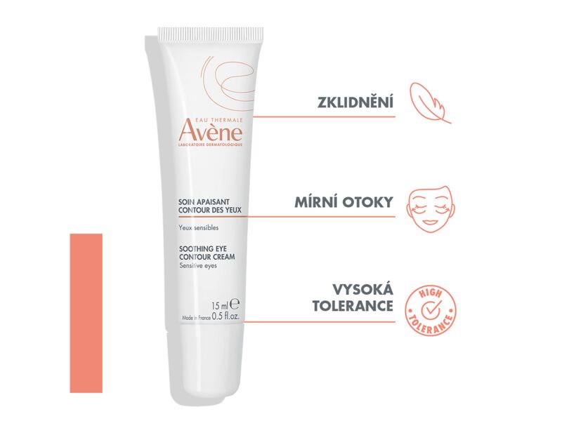 Avene Zklidňující péče o okolí očí 15 ml