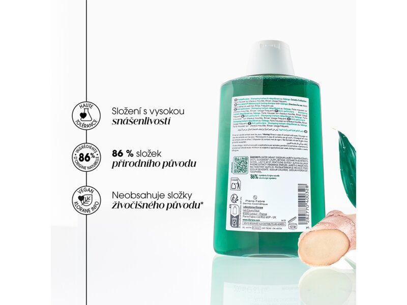 Klorane Šampon proti lupům s galangalem 200 ml