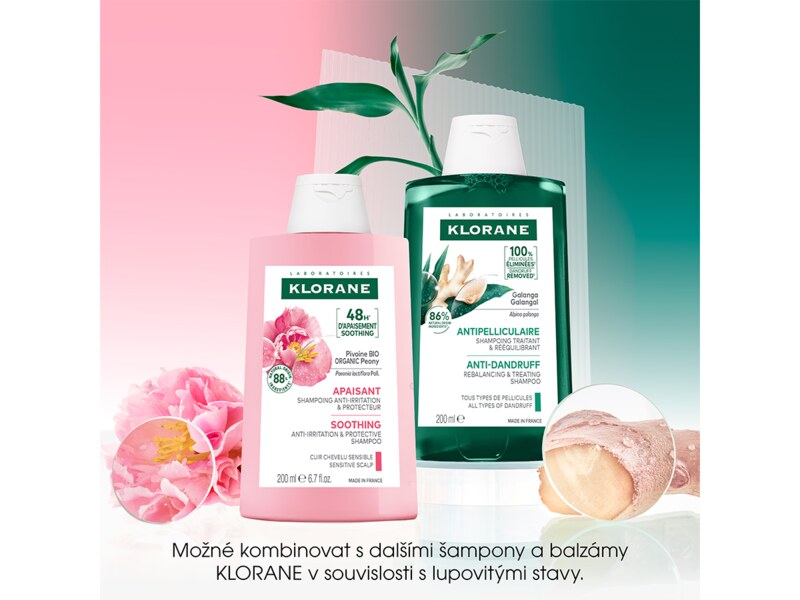 Klorane Šampon proti lupům s galangalem 200 ml