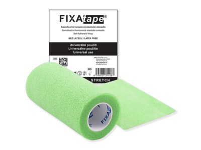 Fixatape Stretch samofixační obinadlo 10 x 450 cm zelené 1 ks