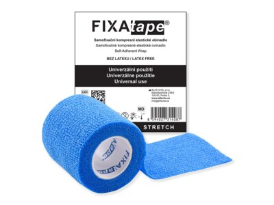 Fixatape Stretch samofixační obinadlo 5 x 450 cm modré 1 ks