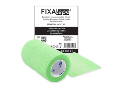 Fixatape Stretch samofixační obinadlo 7,5 x 450 cm zelené 1 ks
