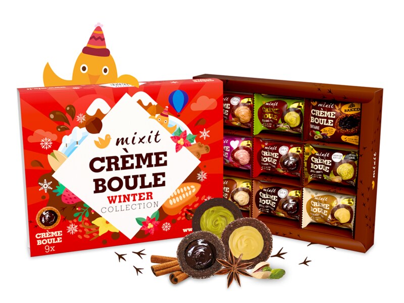 Mixit Vánoční bouleniera - Degustační sada Créme boulí 270 g Mixit Vánoční bouleniera - Degustační sada Créme boulí 270 g