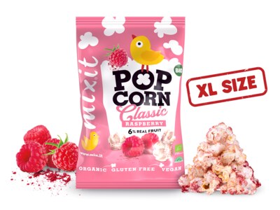Mixit Velký BIO popcorn Malina 75 g