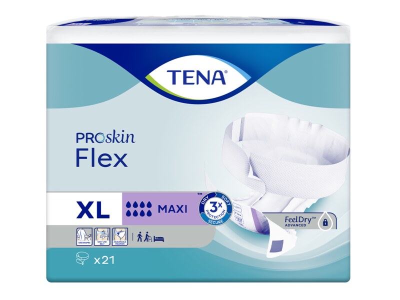 Tena Flex Maxi XL Inkontinenční kalhotky 21 ks