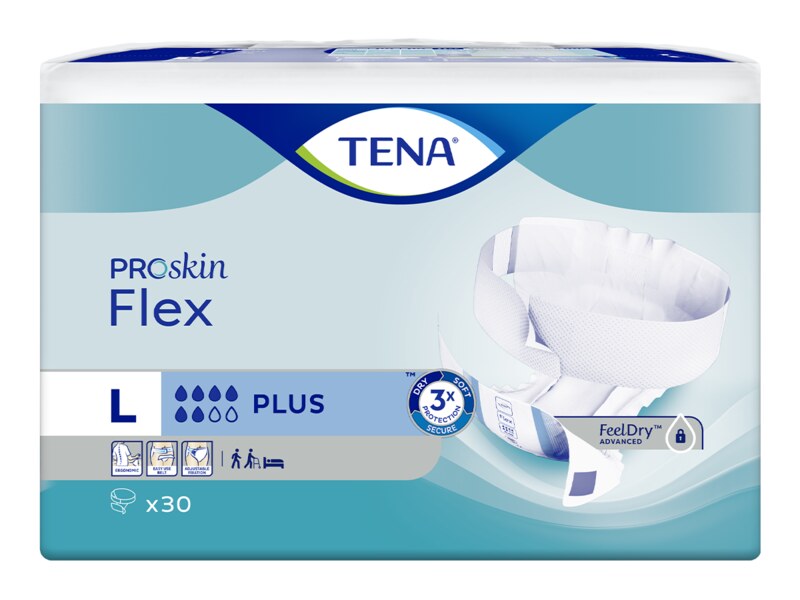 Tena Flex Plus L Inkontinenční kalhotky 30 ks