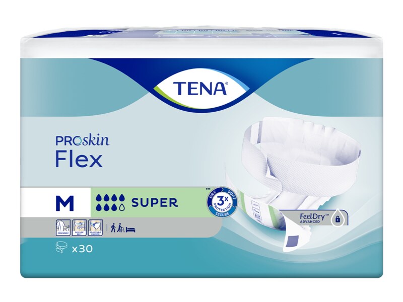 Tena Flex Super M Inkontinenční kalhotky 30 ks
