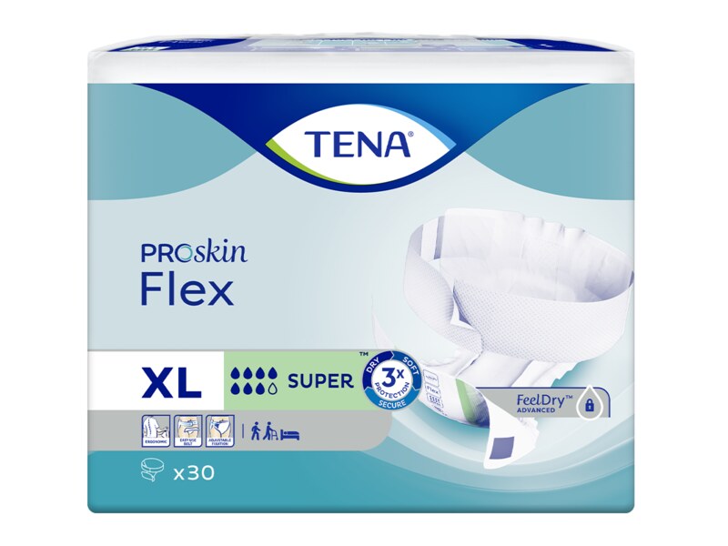 Tena Flex Super XL Inkontinenční kalhotky 30 ks