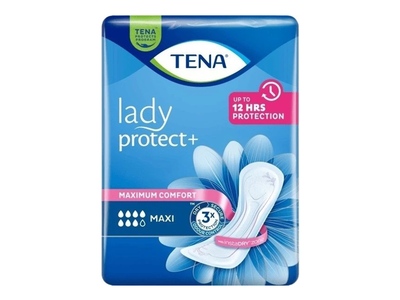 Tena Lady Protect+ Maxi Inkontinenční vložky 6 ks Tena Lady Protect+ Maxi Inkontinenční vložky 6 ks