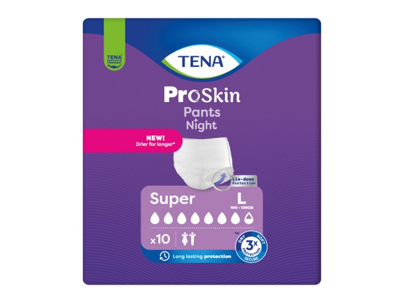 Tena Proskin Pants Night Super L Inkontinenční kalhotky 10 ks