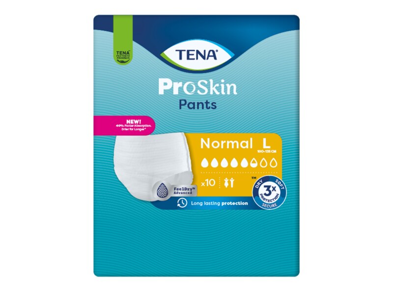 Tena Proskin Pants Normal L Inkontinenční kalhotky 10 ks