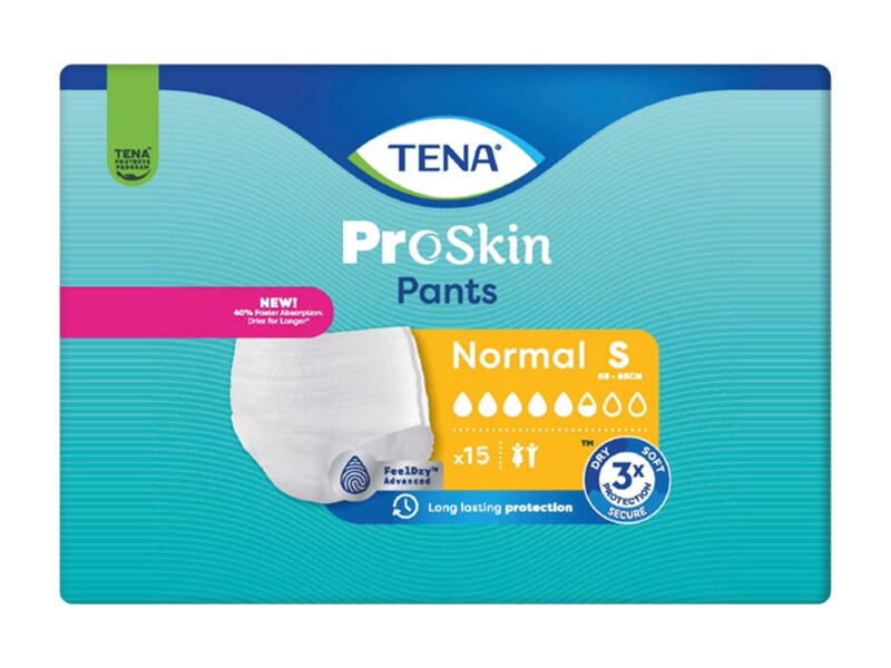 Tena Proskin Pants Normal S Inkontinenční kalhotky 15 ks