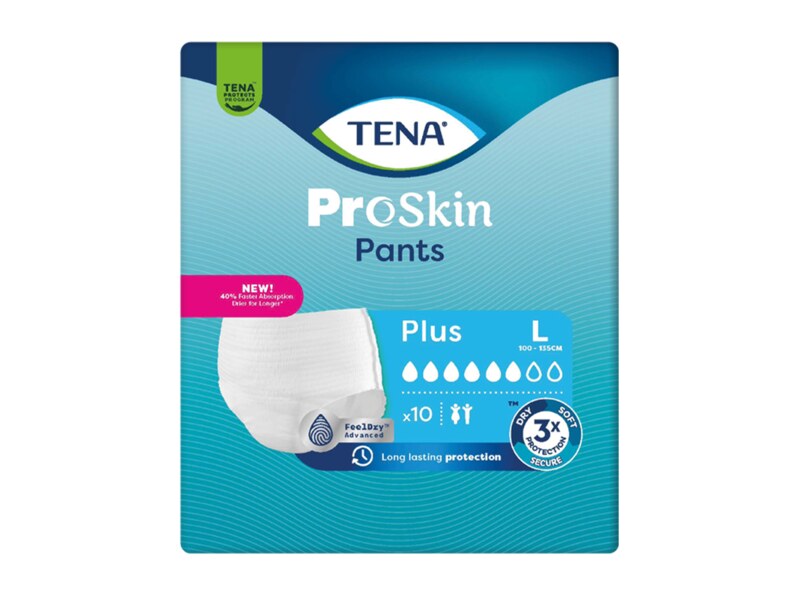 Tena Proskin Pants Plus L Inkontinenční kalhotky 10 ks
