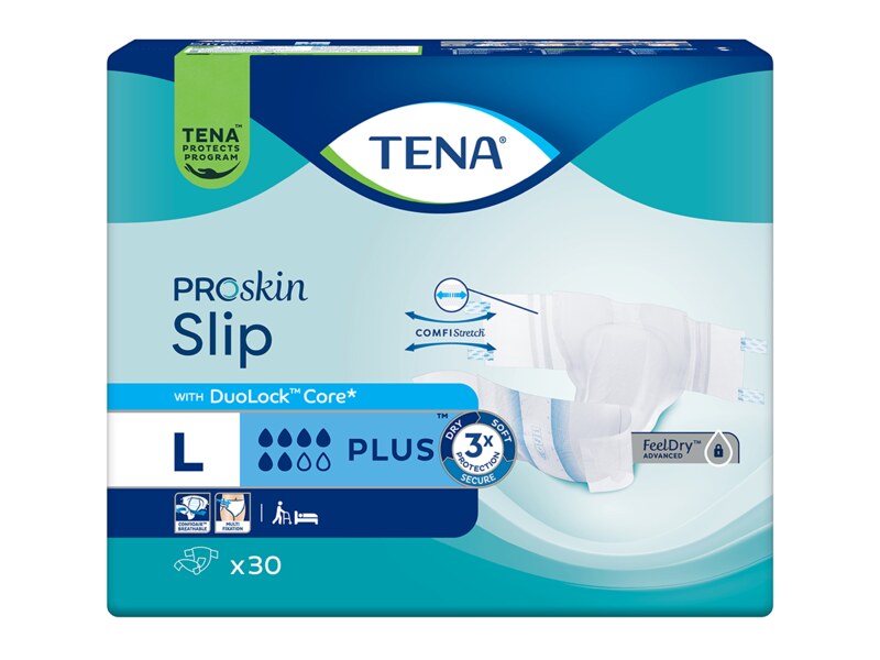 Tena Proskin Slip Plus L Inkontinenční kalhotky 30 ks