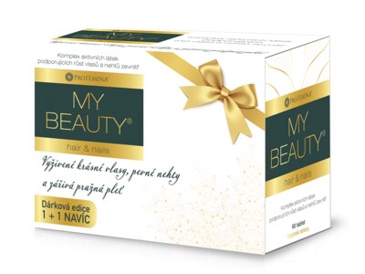 Profemina My Beauty hair & nails 60 tablet Vánoční edice 1+1 ZDARMA