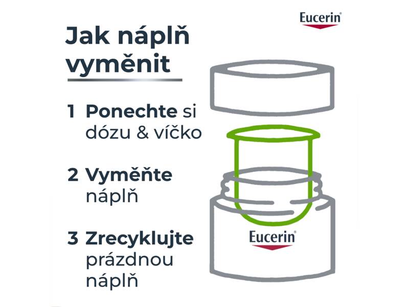 Eucerin Hyaluron-Filler + 3x Effect denní krém pro normální a smíšenou pleť náplň 50 ml