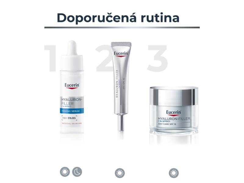 Eucerin Hyaluron-Filler + 3x Effect denní krém pro normální a smíšenou pleť náplň 50 ml