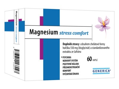 Magnesium Stress Comfort Generica 60 kapslí Magnesium Stress Comfort Generica 60 kapslí