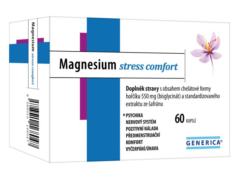Magnesium Stress Comfort Generica 60 kapslí