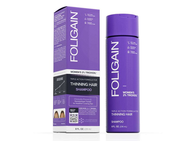 Foligain Triple Action šampon proti padání vlasů s 2% trioxidilem pro ženy 236 ml