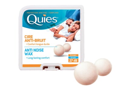 Quies Chrániče sluchu z přírodního vosku 8 párů 