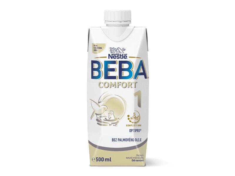 Beba Comfort 1 5HMO tekuté počáteční kojenecké mléko 500 ml