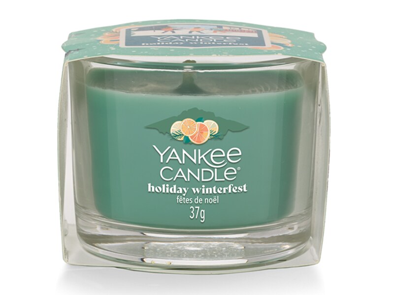 Yankee Candle Votivní svíčka ve skle Holiday Winterfest 37 g Yankee Candle Votivní svíčka ve skle Holiday Winterfest 37 g
