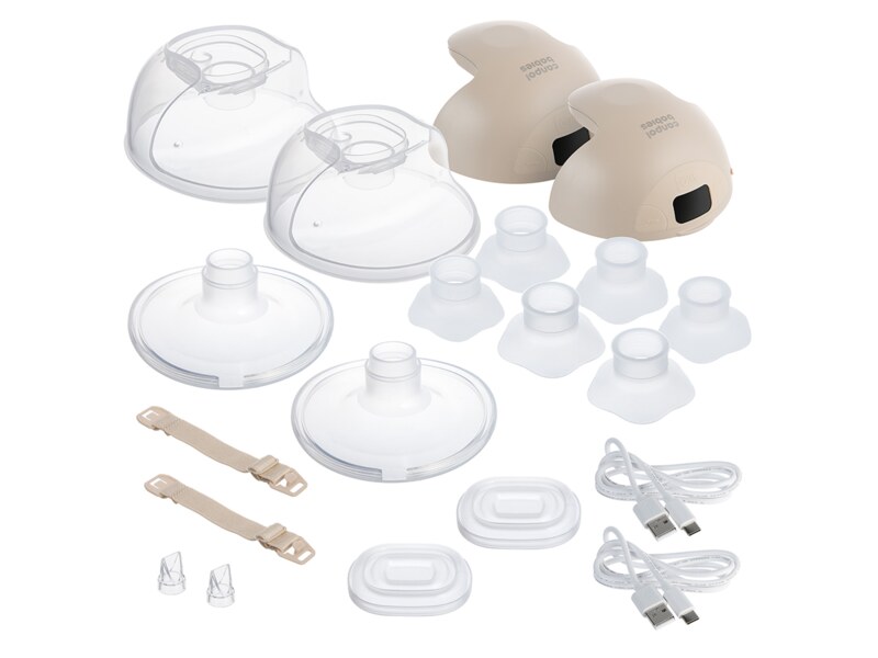 Canpol babies Dvojitá elektrická odsávačka mateřského mléka do podprsenky SmartSense 