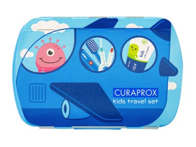 Curaprox Kids Travel set modrý Curaprox Kids Travel set modrý