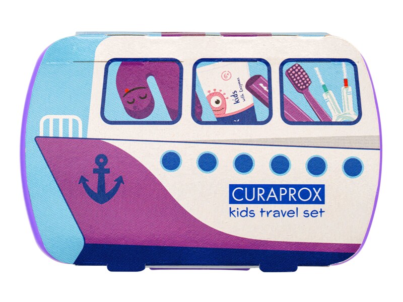Curaprox Kids Travel set fialový