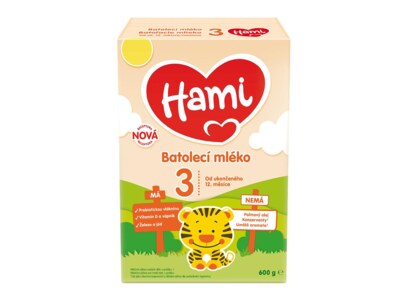 Hami 3 batolecí mléko 12- 24 měsíců 600 g